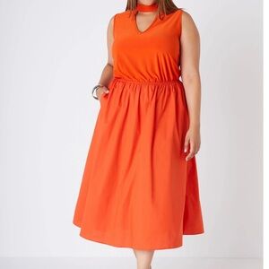 ✅🌹Puréed Pumpkin Peep-Hold Dress.